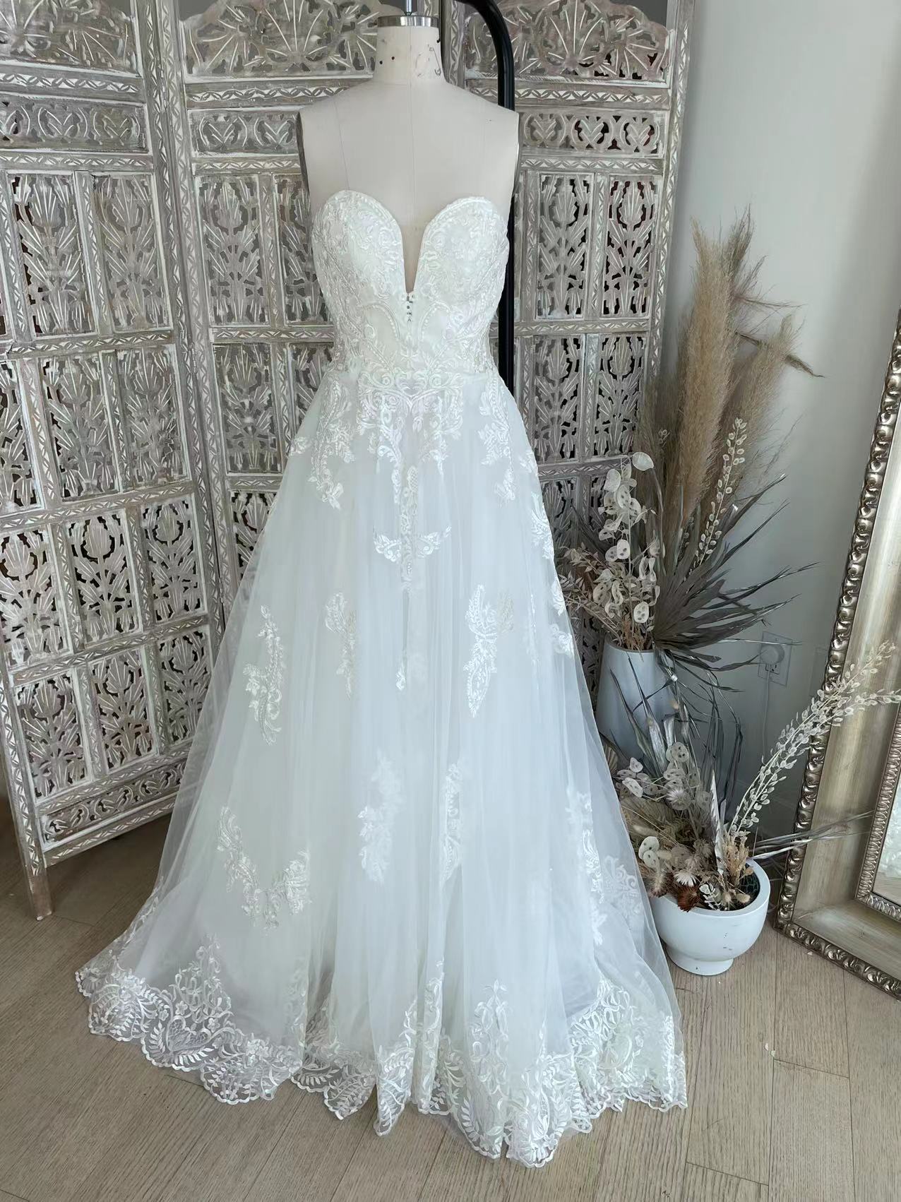 Classic Vintage Modest Long Sleeve Soft Satin Wedding Dress Bridal Gown  Full Skirt - Etsy
